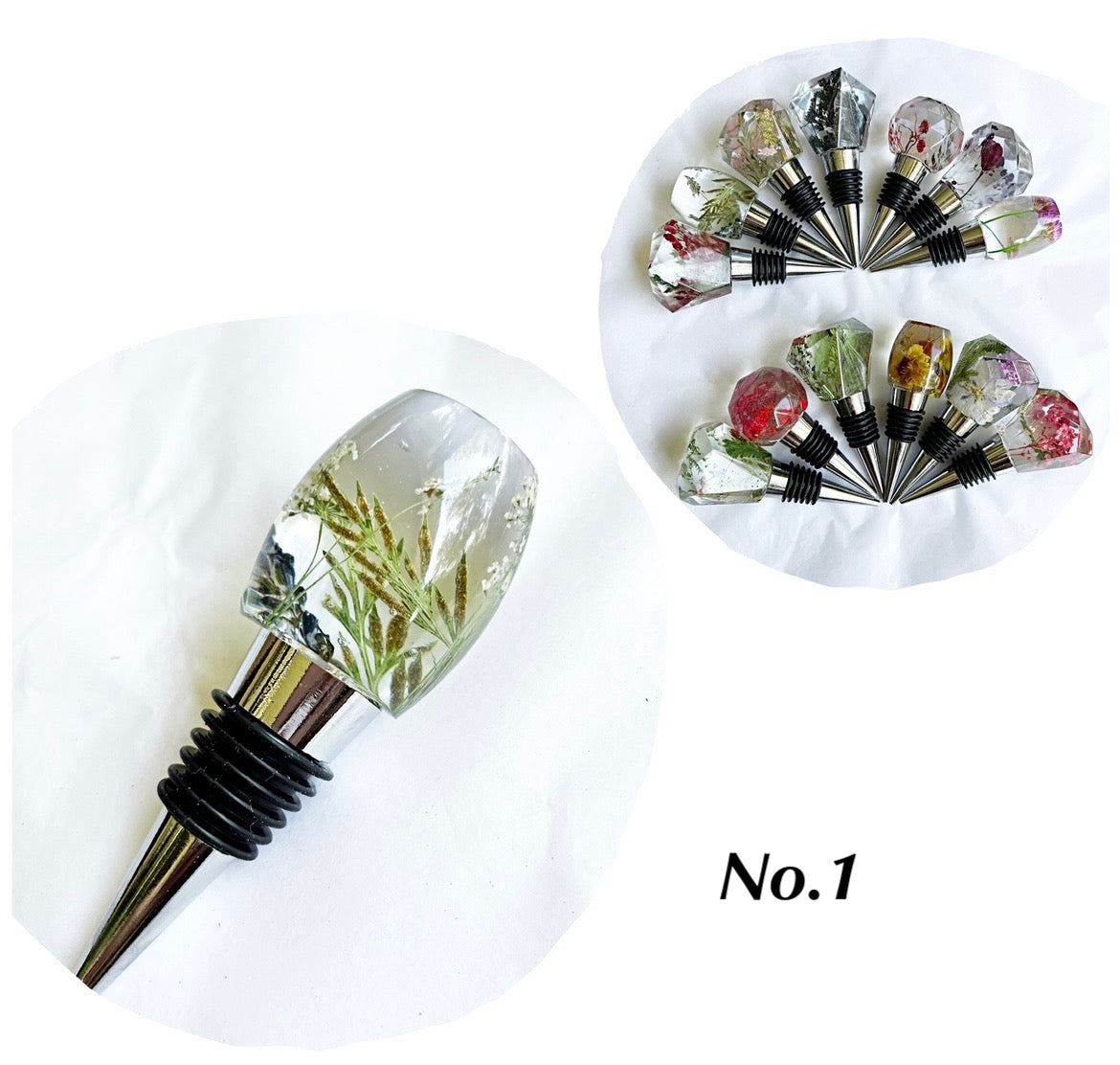 TWO (2) Wine Stoppers -Handmade| Choose Your Two Favorite Wine Stoppers