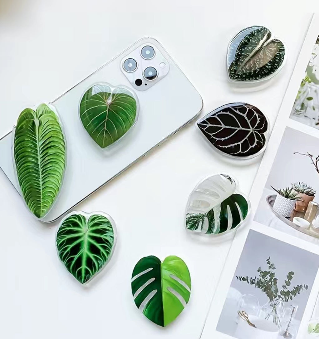 FREE With A $15 Purchase** Anthurium Luxurians  Phone Grip | Free Shipping